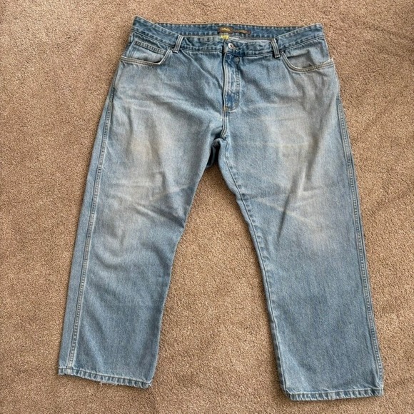 Cabela's Other - Cabelas Mens Jeans Relaxed Fit 42/29 Light Blue Wash Cotton Straight Leg Rugged